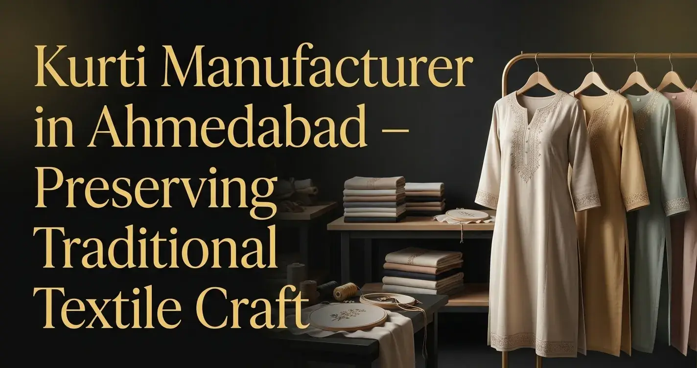 Handloom Kurti Manufacturer in Ahmedabad – Preserving Traditional Textile Craft