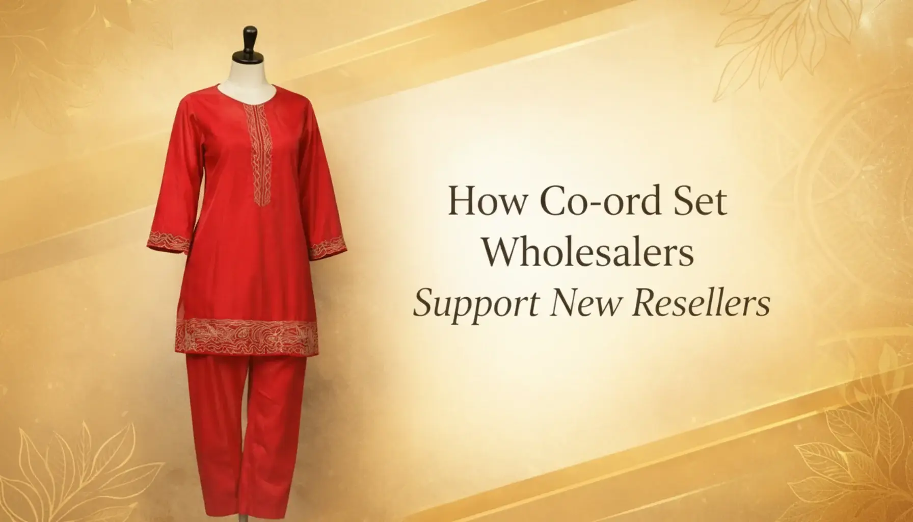 How Co-ord Set Wholesalers Support New Resellers