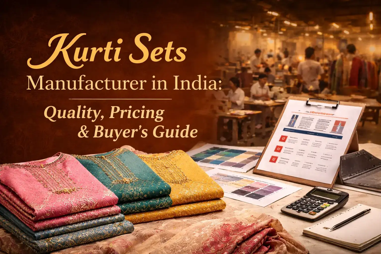 Kurti Sets Manufacturer in India: Quality, Pricing & Buyer’s Guide
