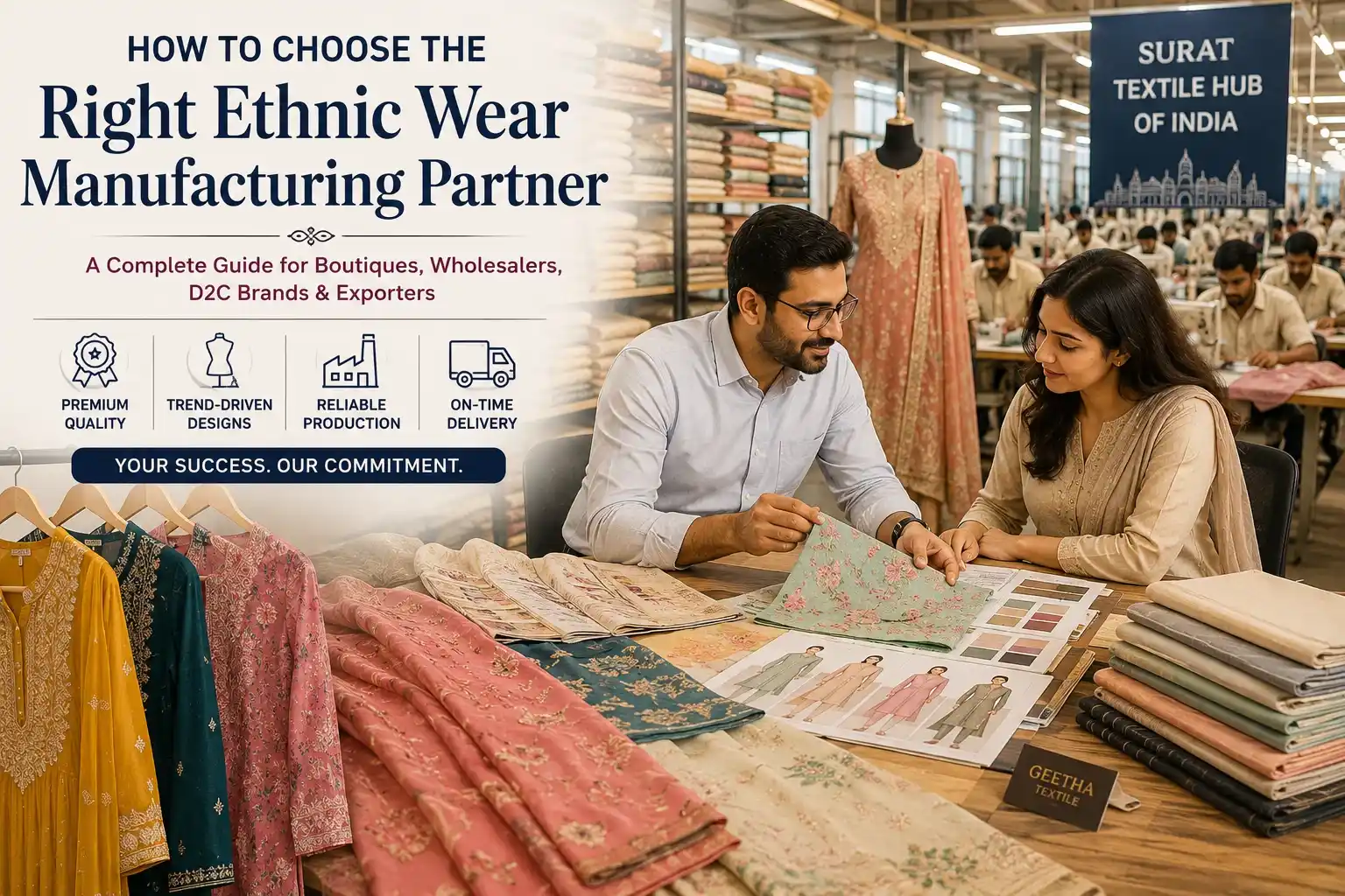 How to Choose the Right Ethnic Wear Manufacturing Partner