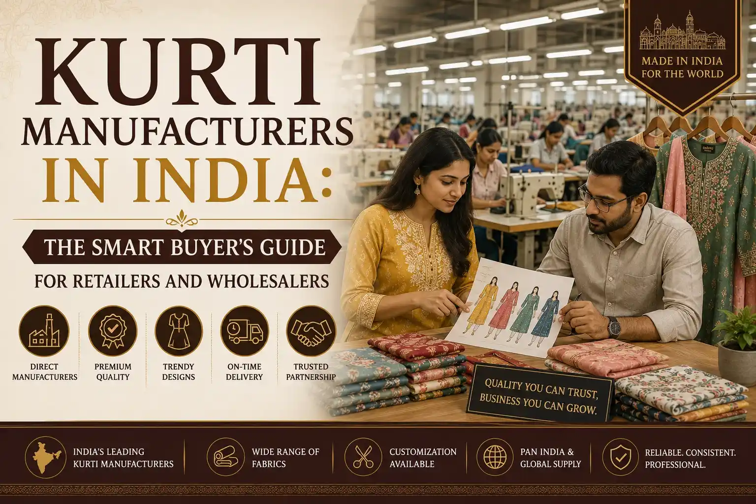 Kurti Manufacturers in India: The Smart Buyer’s Guide for Retailers and Wholesalers
