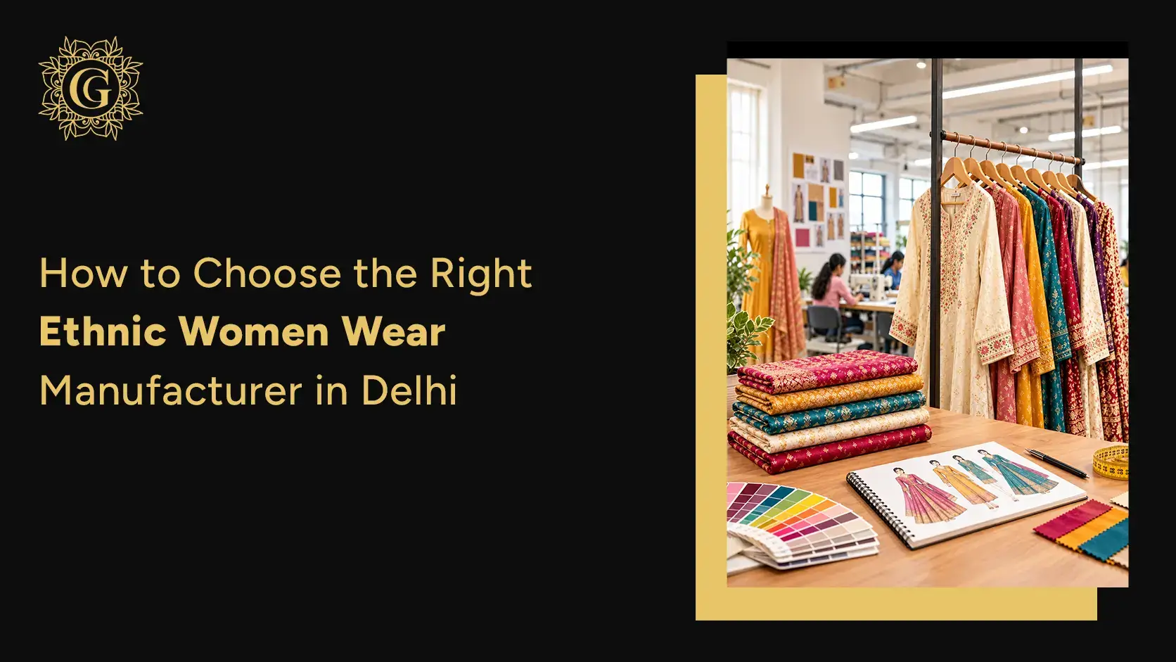 How to Choose the Right Ethnic Women Wear Manufacturer in Delhi